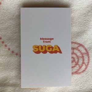 BTS Suga Yoongi Butter Album Message Card
